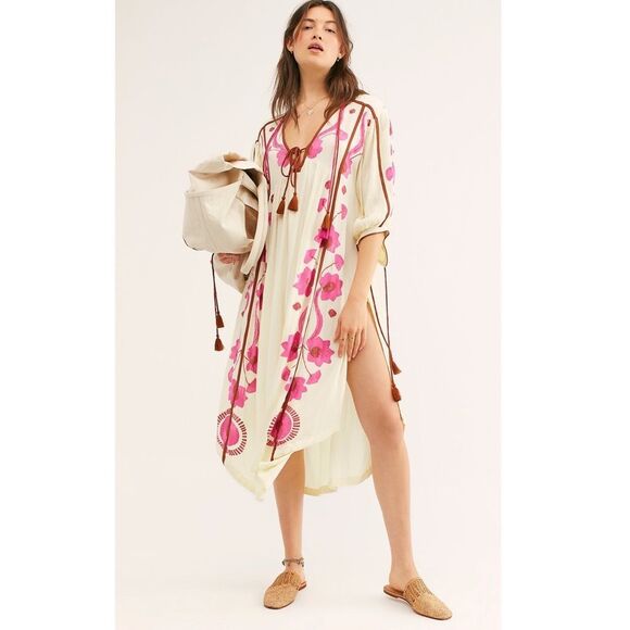 Free People Georgia Maxi Top Caftan - Picture 1 of 2